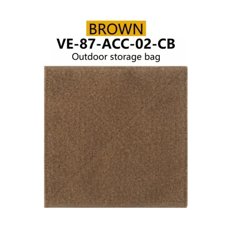 Outdoor Storage Bag With Hook And Loop Velvet Tape Interlayer For Storing Laptops Maps Thin Items Storage bag