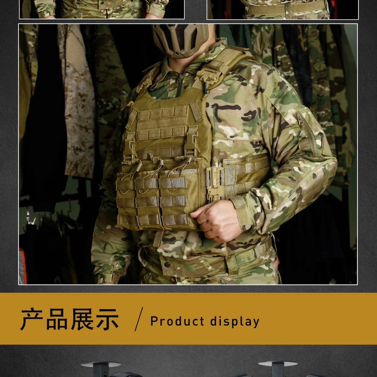 Tactical Vest, Lightweight Vest, Laser Quick Release Design, Multifunctional Training, Wear-Resistant and Breathable Vest