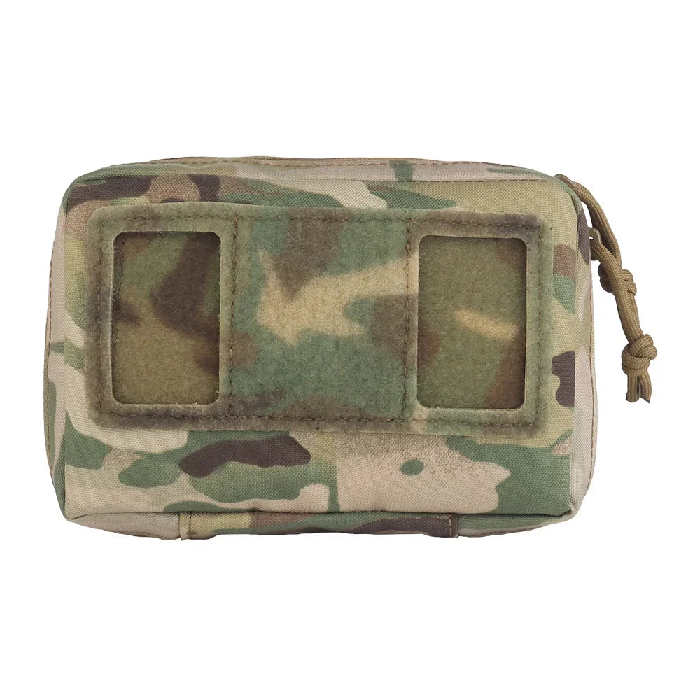 Molle Pouch Phone Folding Navigation Board Organizer Double Zipper Outdoor Hunting Airsoft Dustproof Mobile Phone Protective Bag