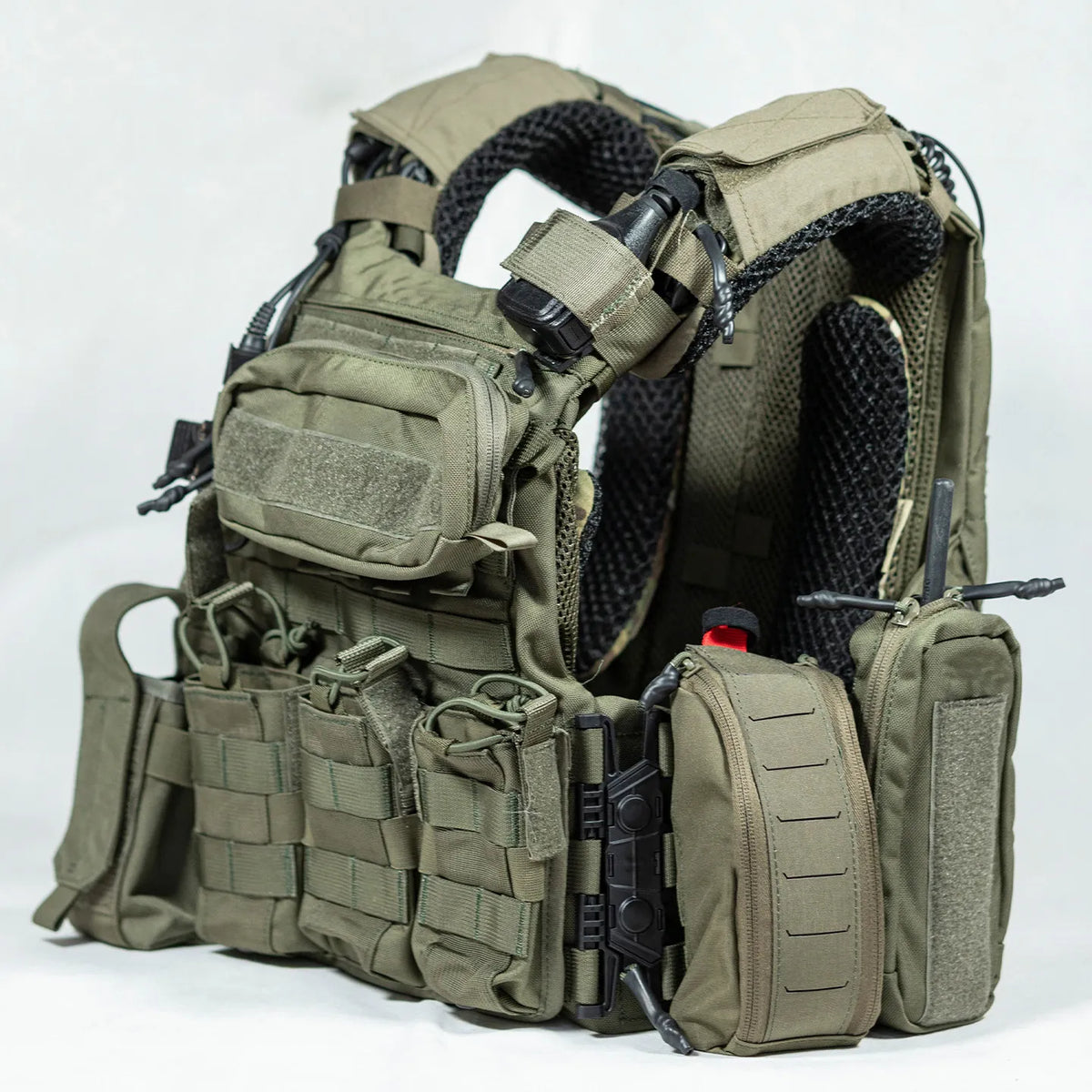 Outdoor Hunting Tactical vest 1000D anti infrared flame retardant tactical quick detachable lightweight compact vest
