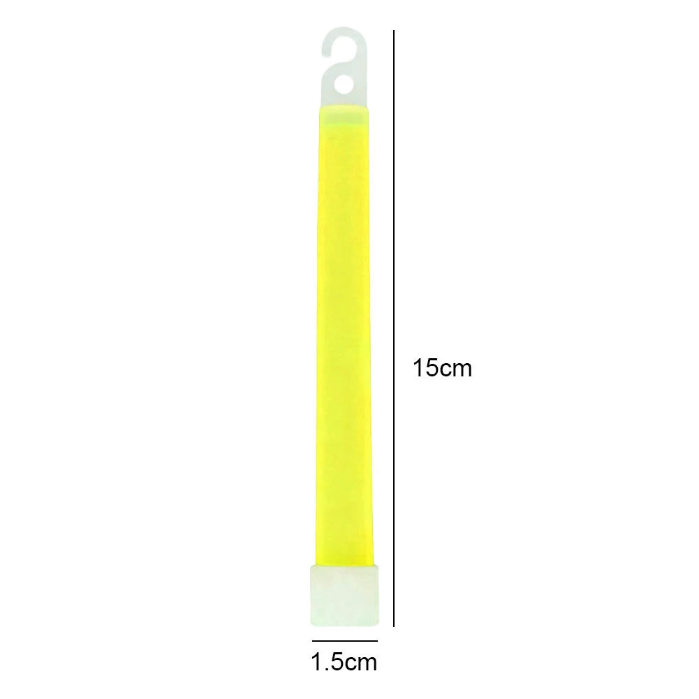 1/5/10PCS Fluorescence Glow Stick Military Glow Light Sticks with Hook Outdoor Emergency Glow In The Dark Party Light Sticks