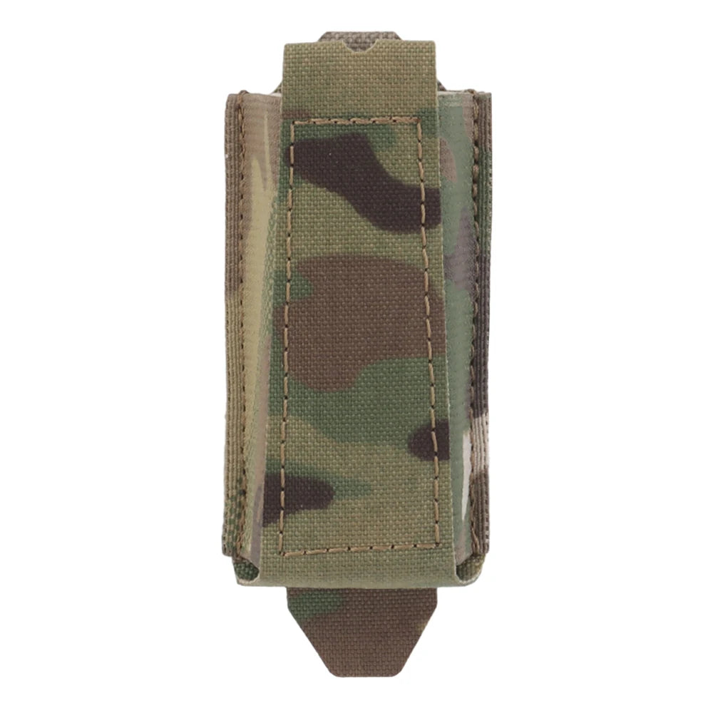 ARC Mag Pouch Ultra-Lightweight MOLLE Elastic 9mm .40S&W Mag Holder Universal Holds Magazines Multitools Flashlights