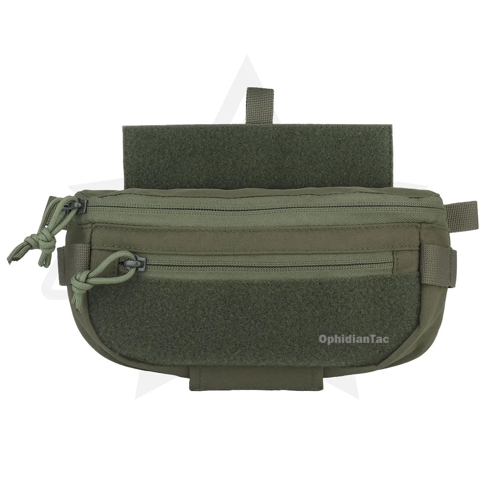 OPHIDIAN Combat Sling Bag Compact Belly Sling Bag Quick Release Shoulder Bag Integrated Vest Plate Carrier Airsoft