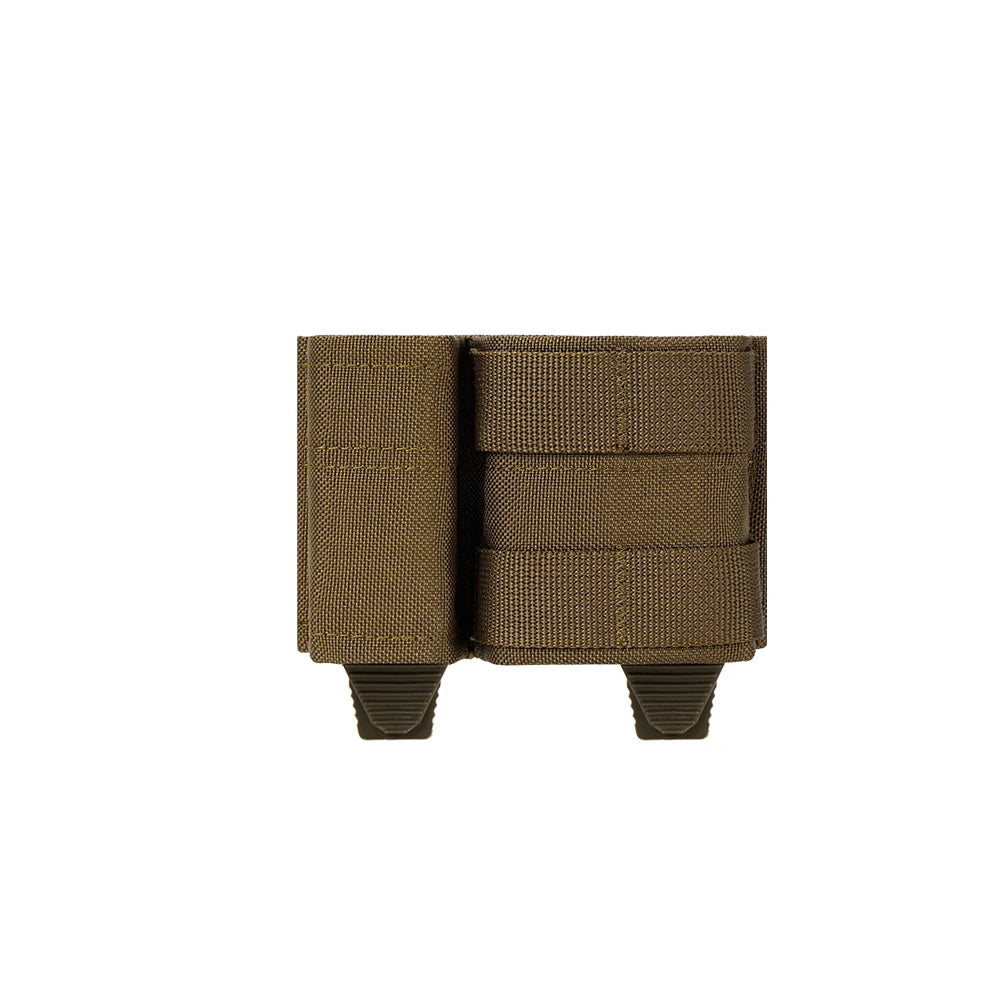 OPHIDIANTAC Tactical 5.56+9mm Hybrid Mag Pouch MOLLE Quick-Insert Magazine Bag with Pull-Tabs for AR15 M4 Airsoft Gear