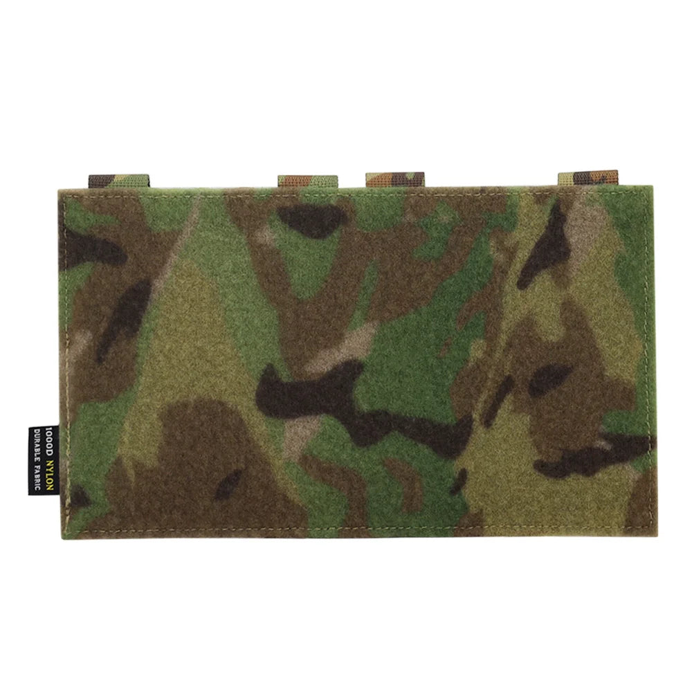 Tactical Vest Patch Molle Adapter Panel Hook&Loop Converter Mounting Placard Badge Patches EDC Tool Bag