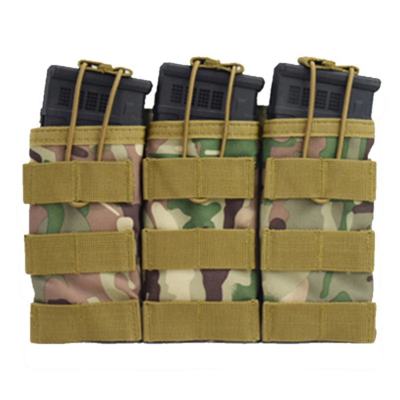 Outdoor Hunting Vest Accessories Tactical Magazine Pouch 1000D Nylon Single/Double/Triple Magazine Pouch