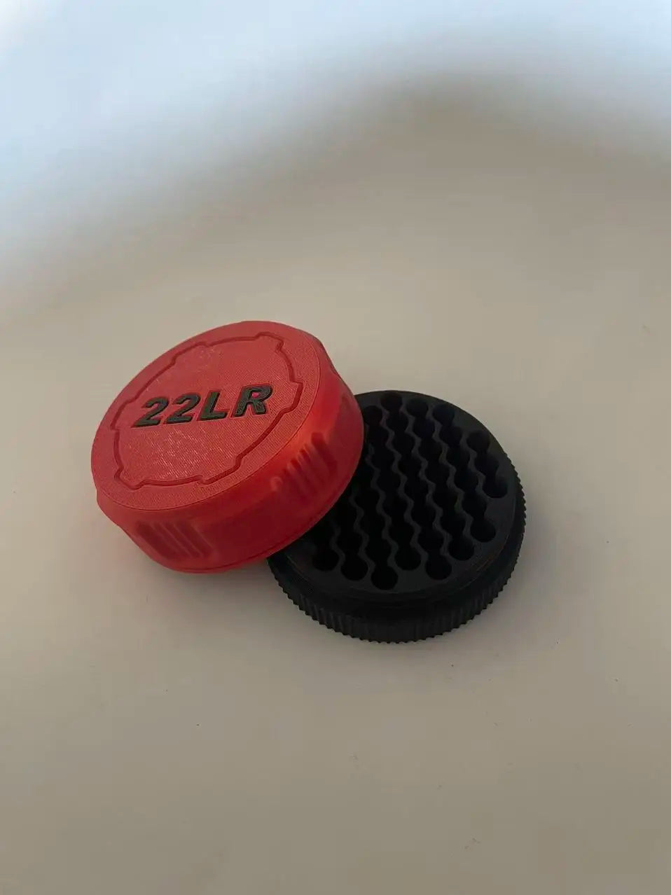 22 caliber micro ammunition storage box with screw lid design compact and durable pocket size easy to carry ammunition box Avail