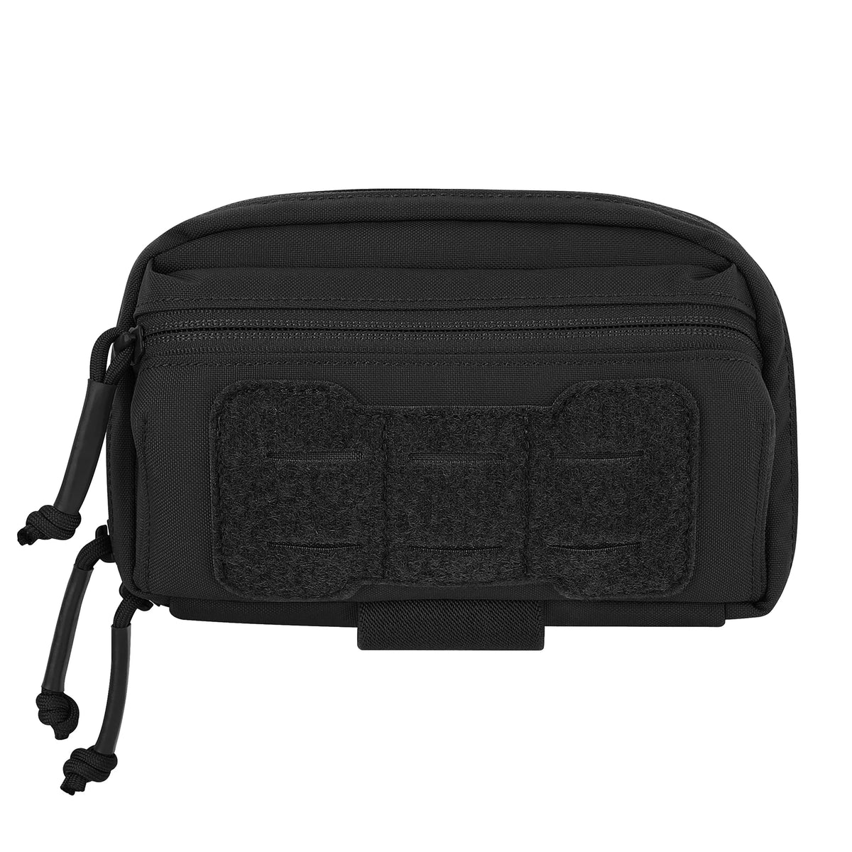 KRYDEX Tactical Admin Pouch MOLLE Utility Pouch Front Pocket with Chemlight Holder for Vest and Chest Rig Hunting Outdoor Bag