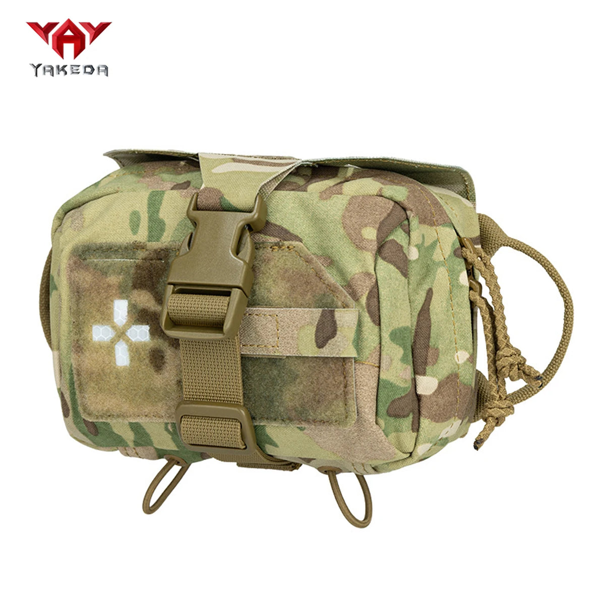 YAKEDA Hunting Quick Open Storage Bag Belt Tank Top Can Attach Outdoor Accessories Bag Outdoor Mountaineering Tool Kit