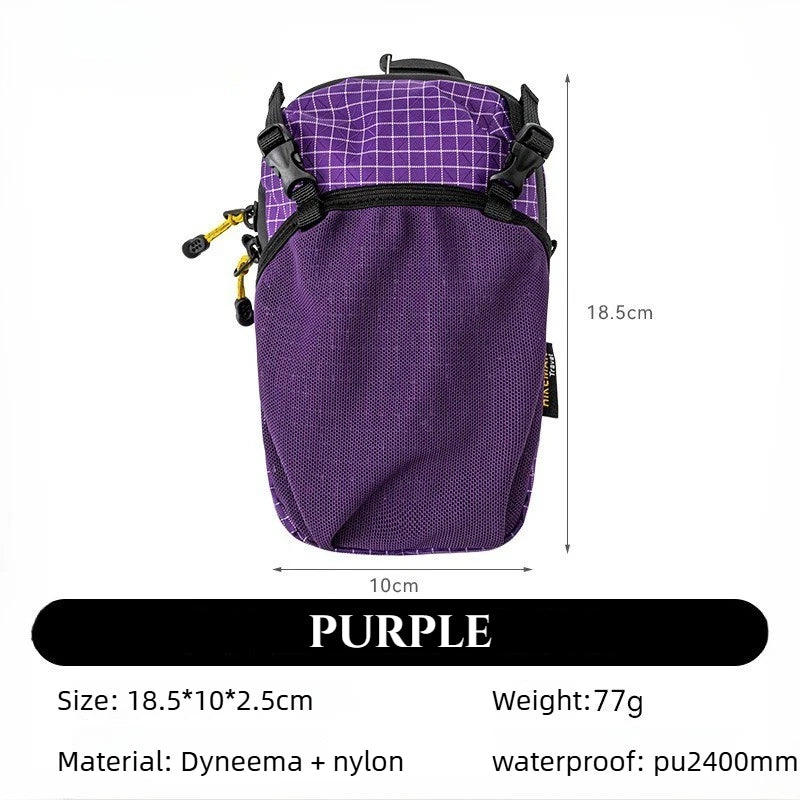 Phone Holder Bag Dyneema Waterproof Outdoor Backpack Hanging Expansion Storage Bag Adjust Strap Pouch for Cycling Hiking Camping