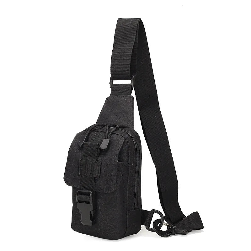 Tactical Outdoor Chest Bag, Hiking Backpack, Everyday Carry Sports Bag, Crossbody Bag, Assault Pack, Shoulder Bag for Climbing, Cycling, and Camping