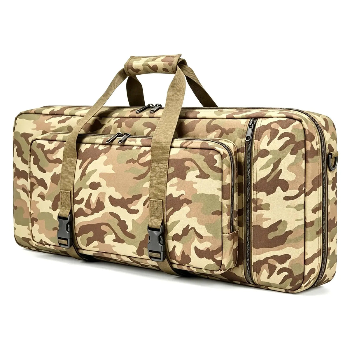 Tactical Rifle Case Soft Long Gun Bag Padded Shotgun Backpack Hunting Weapons Holster Airsoft EDC Pouch 70-120cm Fishing Bag