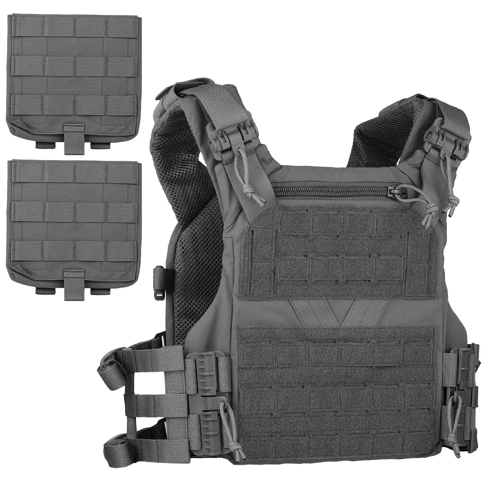 K series Plate Carrier Camo Style Full-Size Universal Ranger Green Hunting Vest Airsoft Tactical Gear with Quick-release System