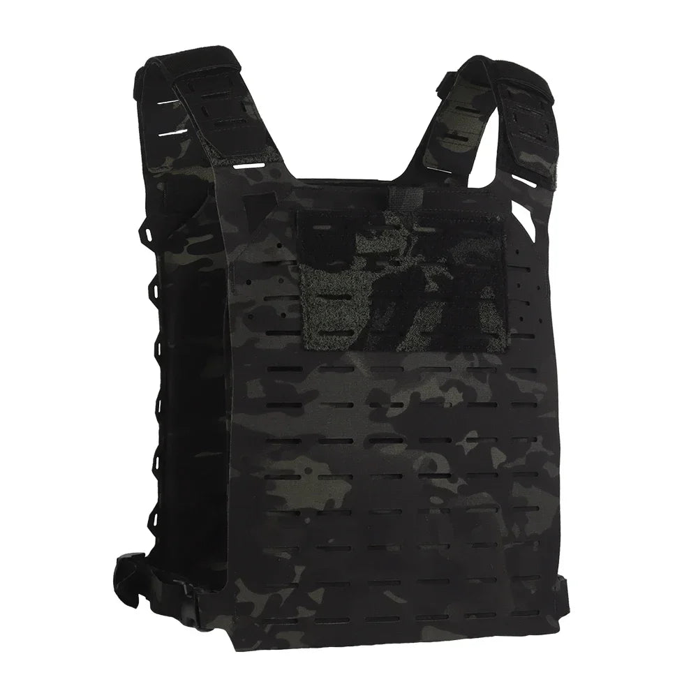 Tactical Nylon Lightweight SF Plate Carrier V2 MOLLE Mount Can Insert 10X12 or SAPI Medium Protective Plate Hunting Accessories