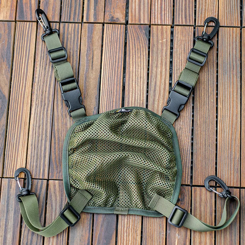 Tactical Backpack Helmet Net Cover Multi-Purpose Molle Storage Tactical Carrying Pouch for Sports Hunting Shooting Combat Helmet