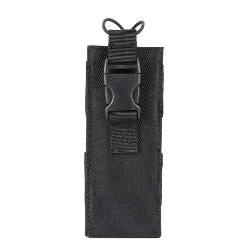 1Pc Tactical Water Bottle Bag Molle Nylon Kettle Pouch Waist Pouch for Outdoor Hunting Hiking Cycling Khaki Green Black