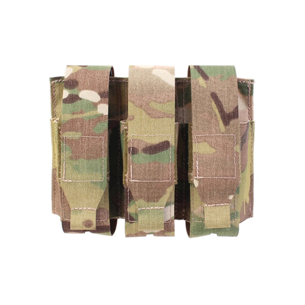 PEW Tactical FB3 Triple Flash Bang Pouch MOLLE Flip Cover Tool Bag WD40 40ml Storage Utility Pouch PH99