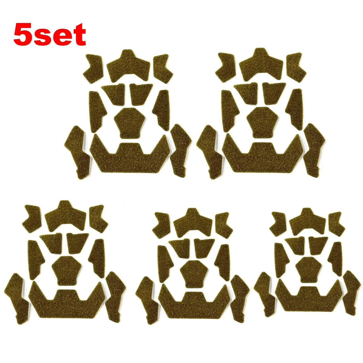 Tactical Helmets Patches 11Pcs Universal Exterior Tape Helmet Hook And Loop Fastener Set for Fast High Cut Helmet Magic Sticker
