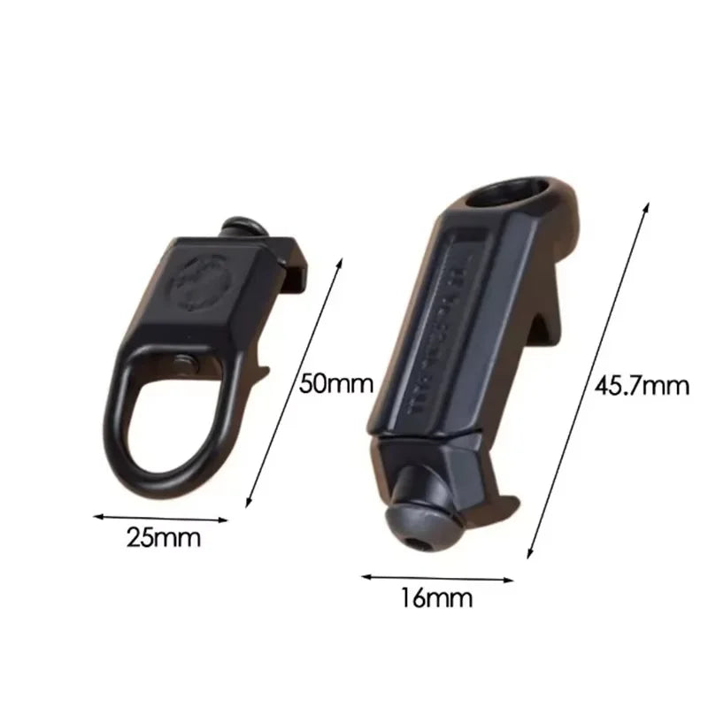 GBB Quick Detach Release QD Sling Rotating Scope Mounting Ring .223 AR15 Hunting Accessories Fits 20mm Rail Weapon QD Adapter