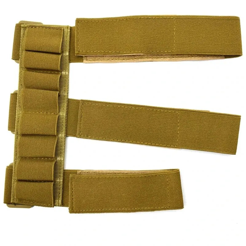 Hunting Ammo Carrier Molle Shell Pouch Shotgun Bullet Holder Rifle Cartridge 8 Round EDC Tactical Removable Arm Bullet Bag
