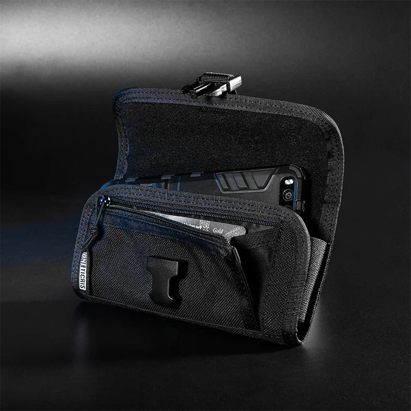 OneTigris MOLLE Horizontal Cell Phone Bum Bag Outdoor Sports Fanny Pack for 4.7"/5.5" Phone | Reusable Packaging
