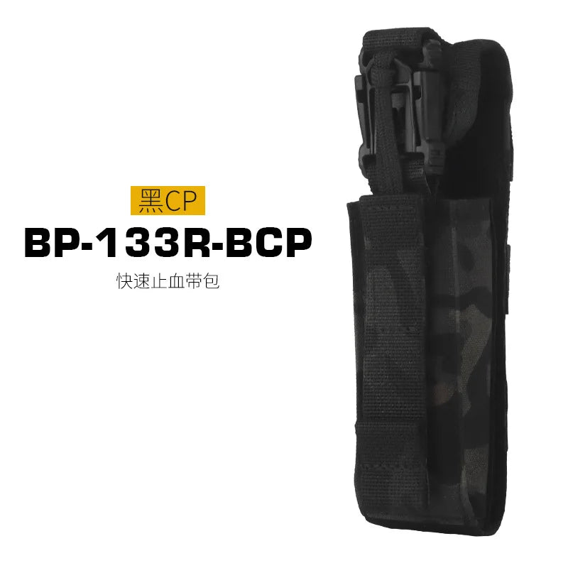 Quick Release Tourniquet Pouch MOLLE Tourniquet Holder Pouch Use for Plate Carrier Chest Rig Hunting Accessories