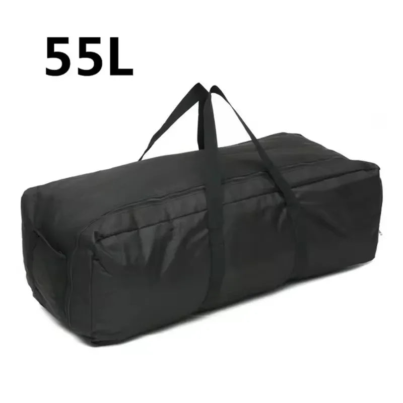 1680D Oxford Fabric Outdoor Waterproof Storage Bag | 55L-150L Foldable Luggage Duffle Backpack Waterproof Large Hiking Handbags