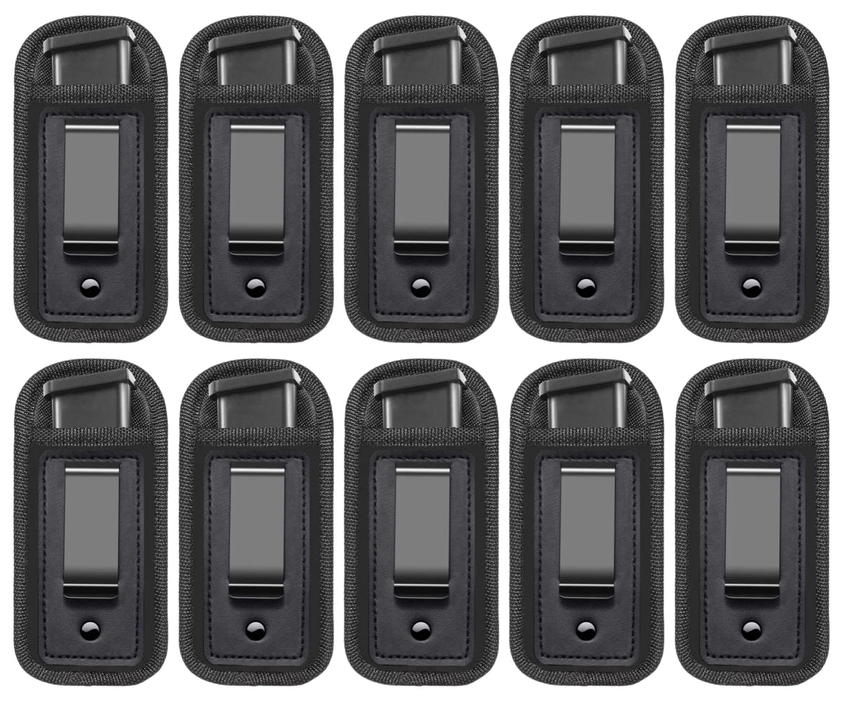 Nylon Magazine Pouch Holster, 9mm Pistol Concealed Carry Magazine Box with Clip