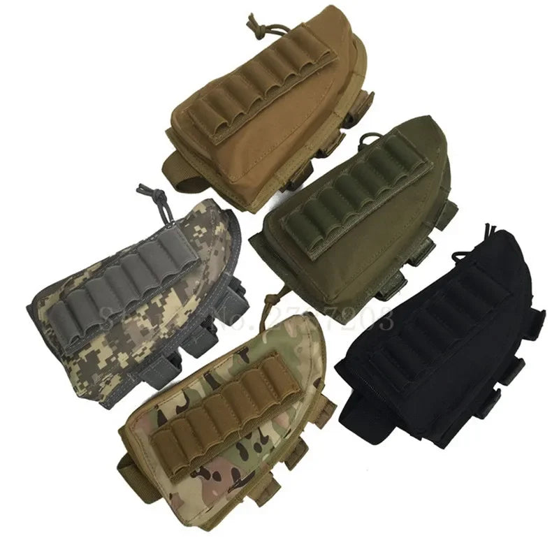 5 Color Tactical Rifle Shotgun Buttstock Cheek Rest Rifle Stock Ammo Shell Gun Accessories for Hunting