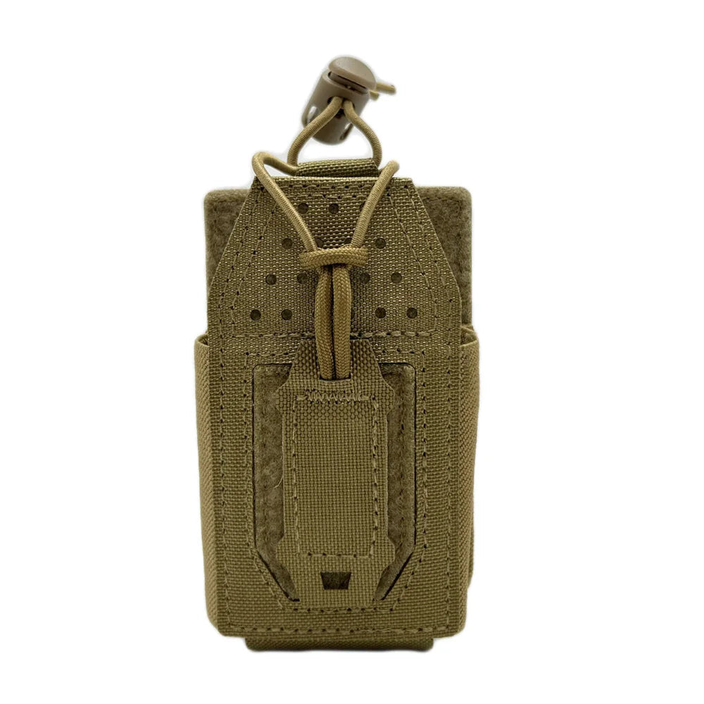 Tactical Radio Pouch Molle Walkie-talkie Radio Pouch Nylon Duty 5.56Magazine Tool Interphone Pouch Hunting Accessories Bag