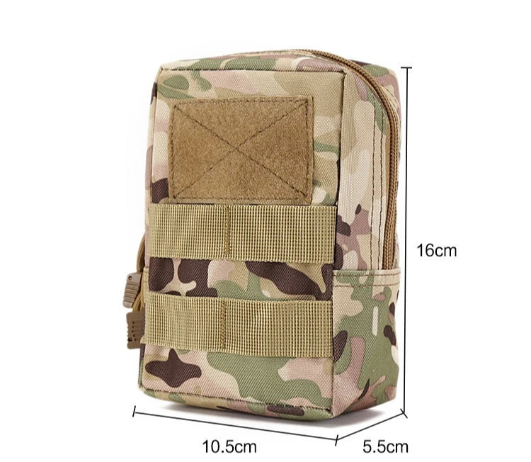 Tactical Outdoor Accessory Bag Molle Pouch Gear Waist Bag Men's Phone Bag Camping Hunting Belt Messenger EDC Bag