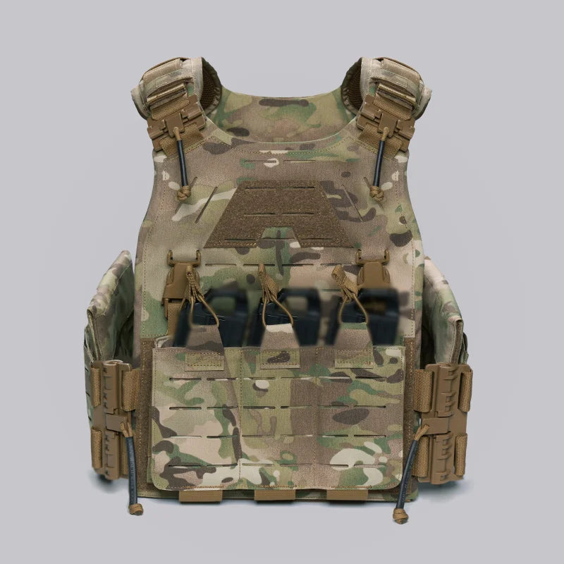 TACOWL Tactical Vest Airsoft Lightweight Modular 3D Breathable Quick Release Vest, Adjustable Tactical Gear for Training