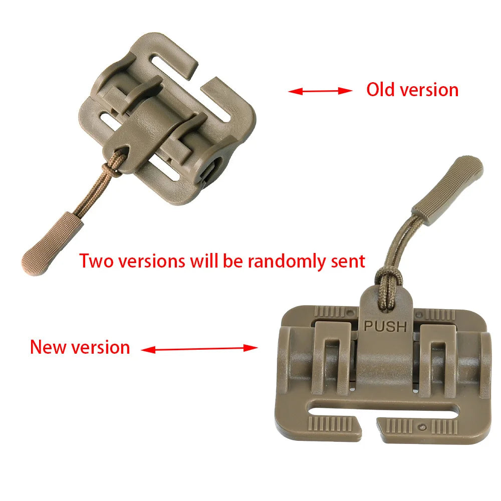 Molle Tactical Short Vest Quick Release Buckle Adapter Convert Shoulder Plate Carrier POM Material Solid Hunting Accessories