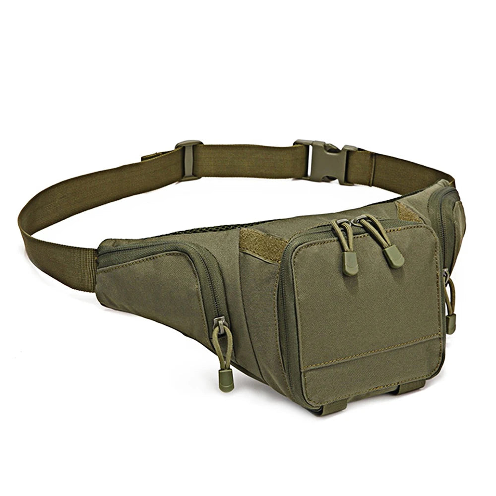 Tactical Fanny Pack Quick Release Gun Bag Concealed Carry Pistol Holster Bag Hidden Gun Pouch 9mm Handgun EDC Waist Pack