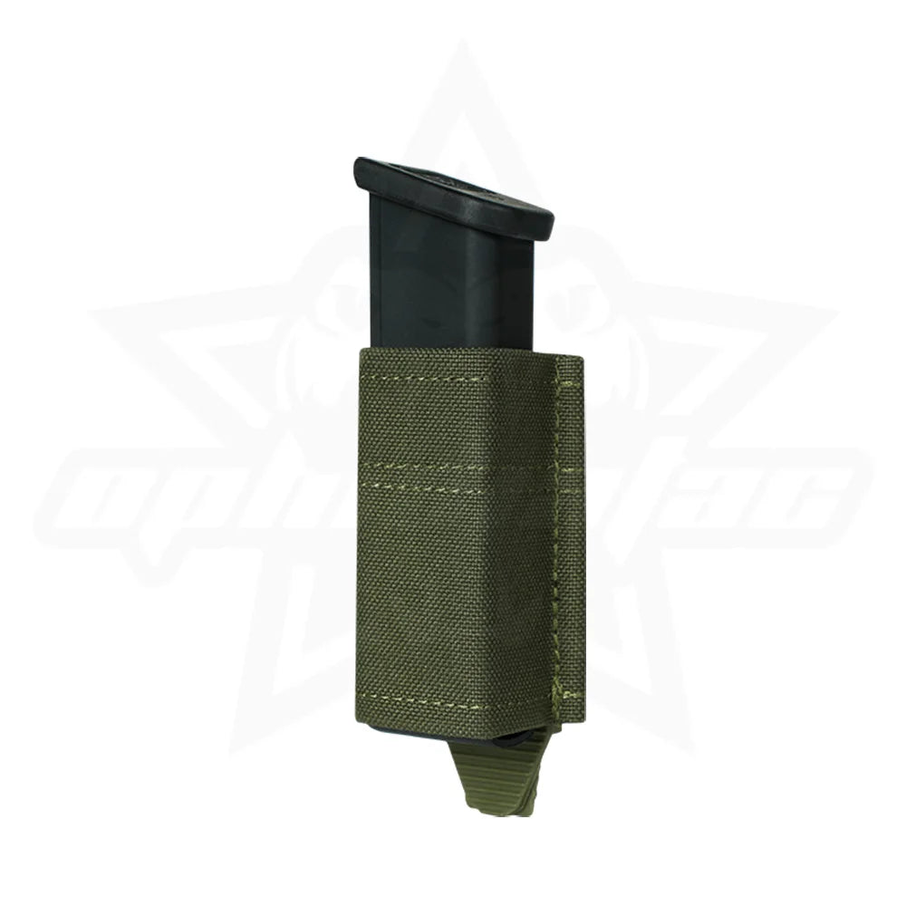 OPHIDIAN MOLLE Mag Pouch FAST 9MM Single/Double Mag Bag Hunting CS Games Air soft Holder With Nylon Support Clip