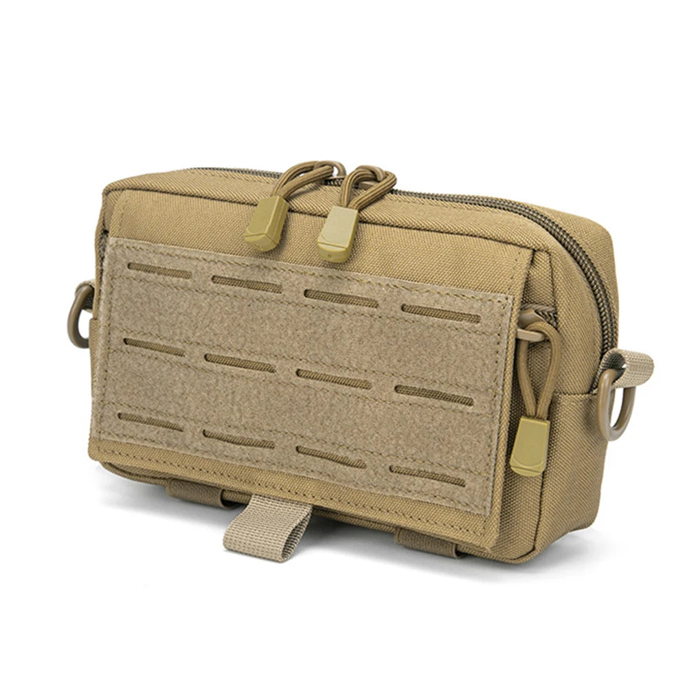 Molle Utility EDC Waist Bag Tactical Pouch Medical First Aid Bag Outdoor Survival EDC Tool Kit Belt Pouch Sports Hunting Bag