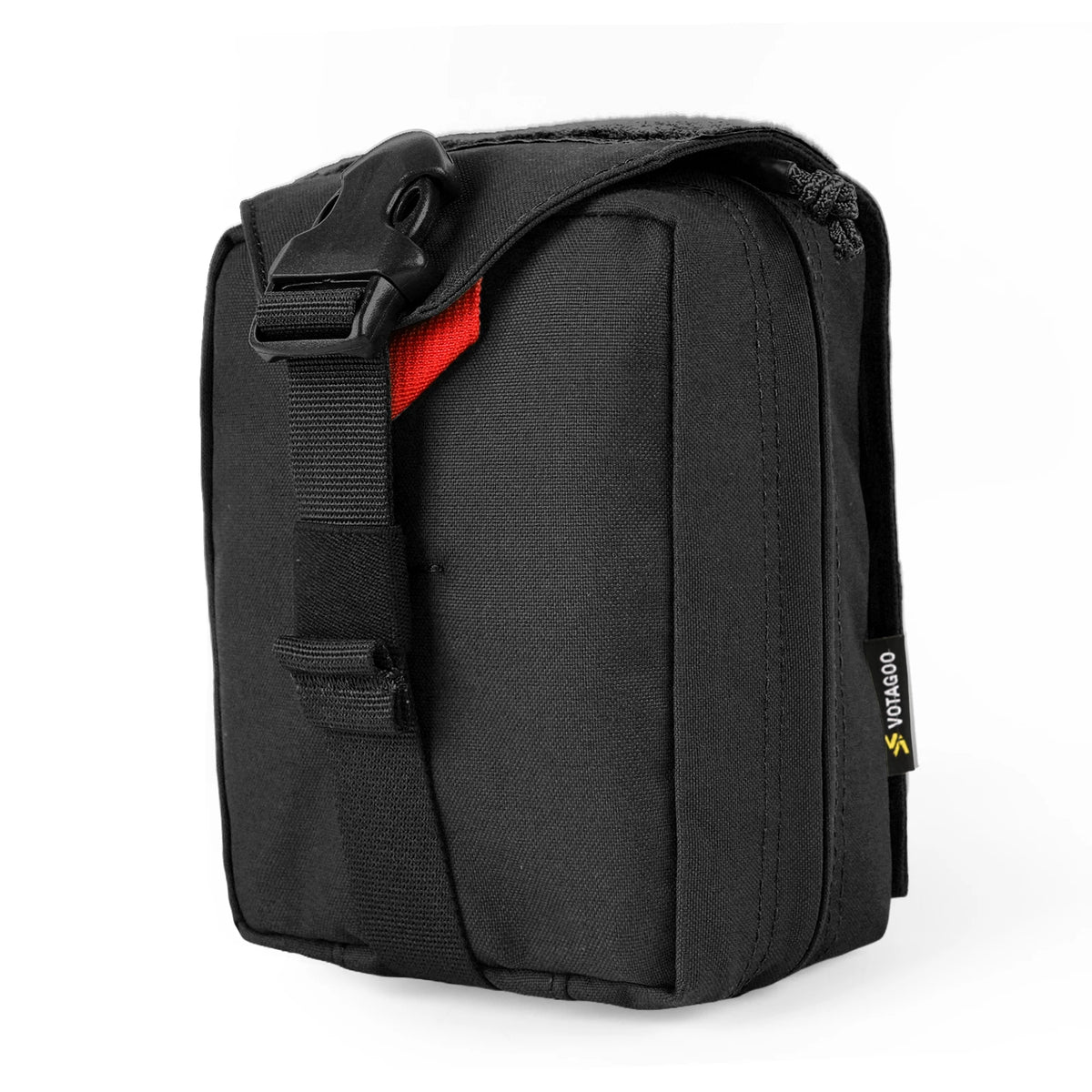 VOTAGOO Tactical Quick-Release Medical Pouch Vertical Utility Pouch EDC Molle Pouch First Aid Bag Outdoor
