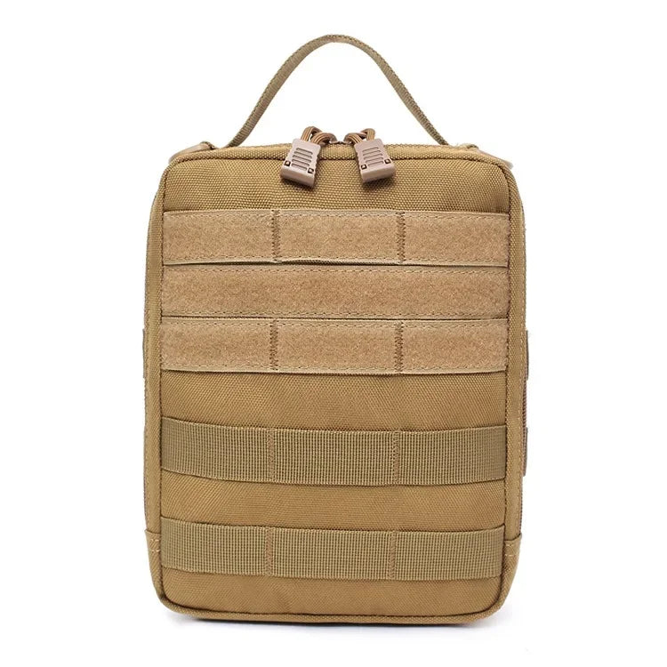 Outdoor EDC Bag Tactical Nylon Handbag Outdoor First Aid Survival Bag MOLLE Accessory Bag Medical Storage Waist Bag Tool Bag