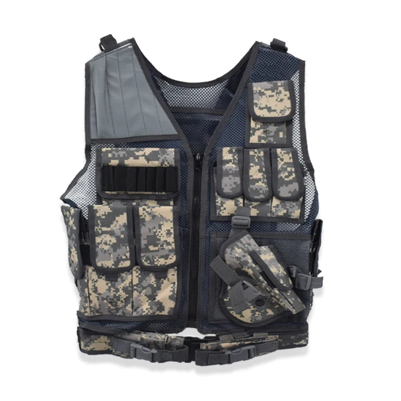 Tactical Vest Men Outdoor Hunting Waistcoat Airsoft Sport Paintball Body Armor