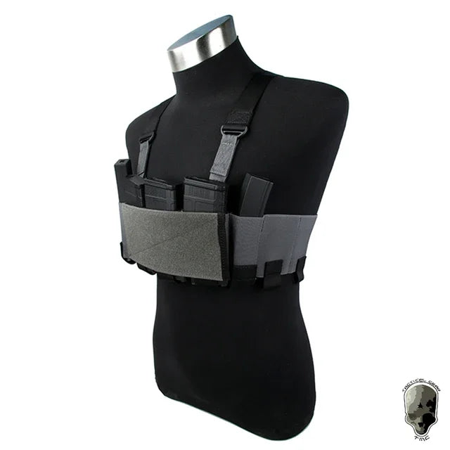 TMC Lightweight Low Visibility RD Chest Rig w/ 5.56 Mag Pouch Citizen Urban Tactical Gear TMC3533
