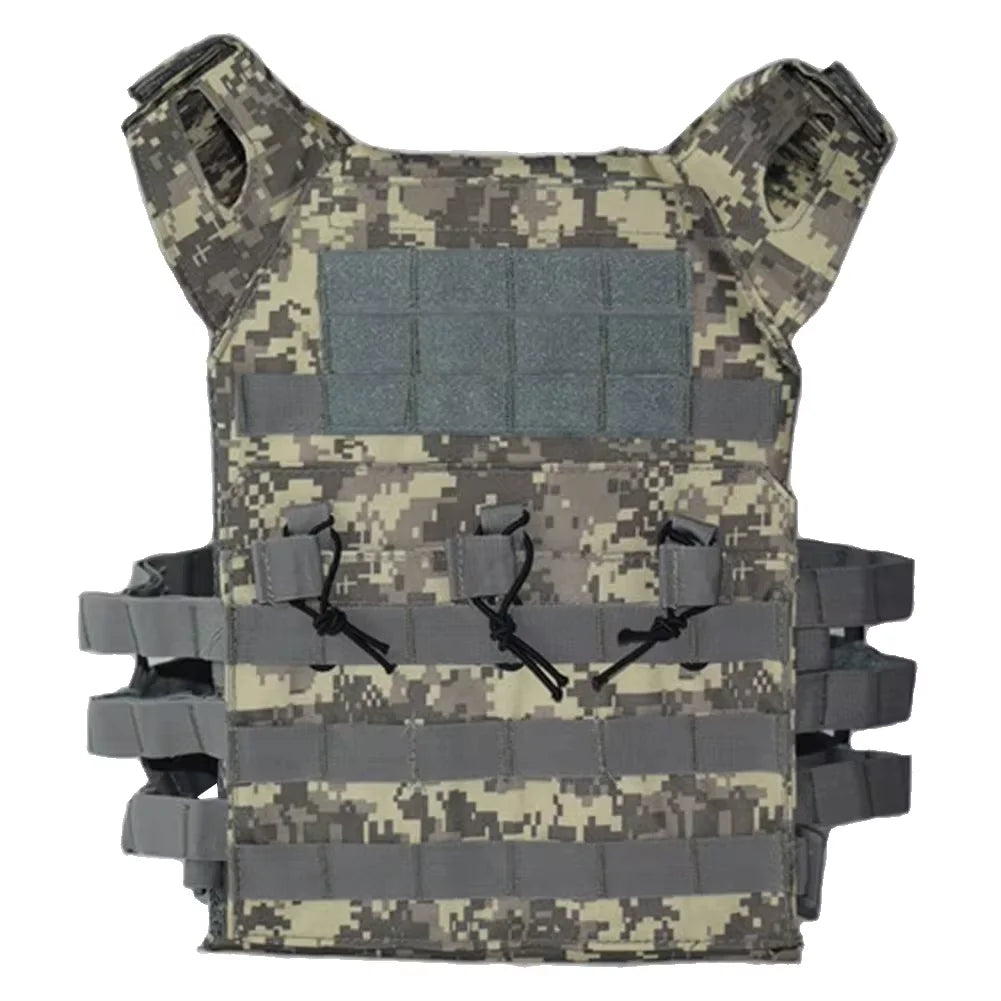 Nylon Tactical Vest Body Armor Hunting Carrier Airsoft Accessories Combat MOLLE Camo Vests