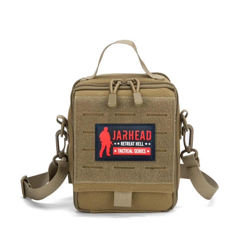 Outdoor Molle Pouch Tactical Admin Pouch Shoulder Bag Edc Tool Organizer Zippered Utility Handbag First Aid Pouch Sport Bag