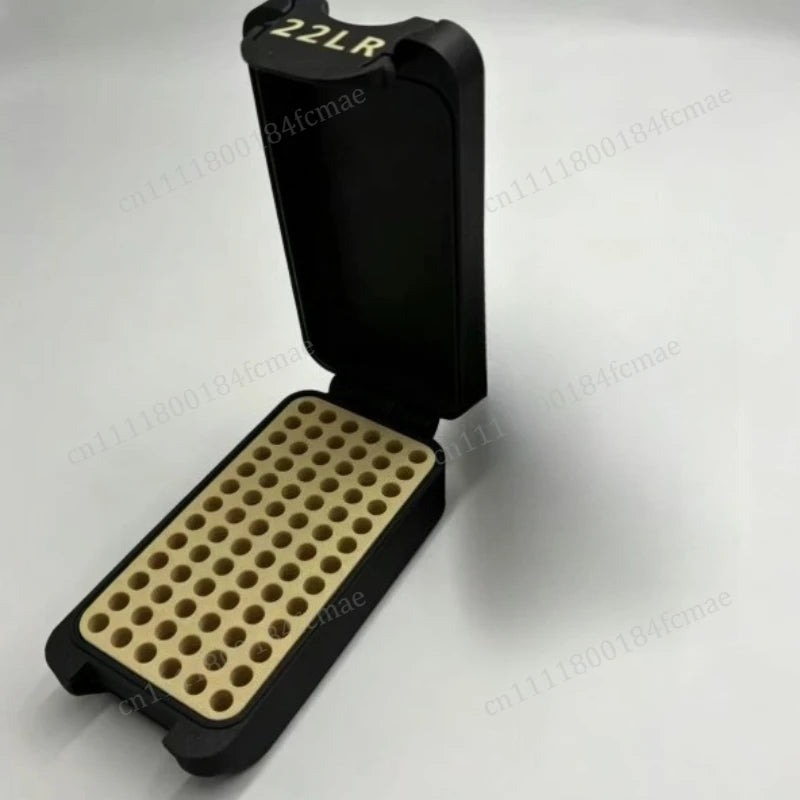 New Mini Ammo Storage Boxes .22WMR 9mm Bullet Storage Box, Enthusiast Desktop Gift Collection,just An Empty Box //26623