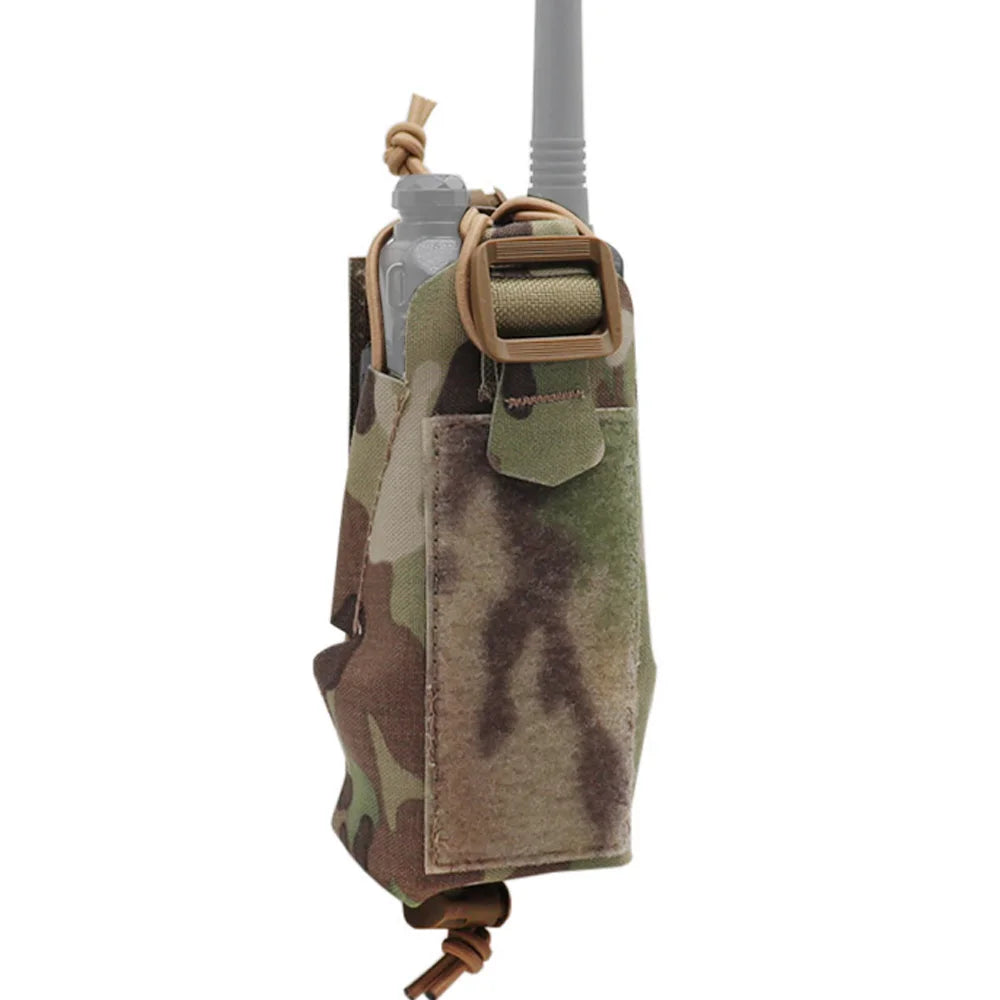 Molle Tactical Gridlok Radio Pouch UV5R UV82 BAOFENG/POFUNG Walkie Talkie Bag Intercom Pouch For Hunting Airsoft