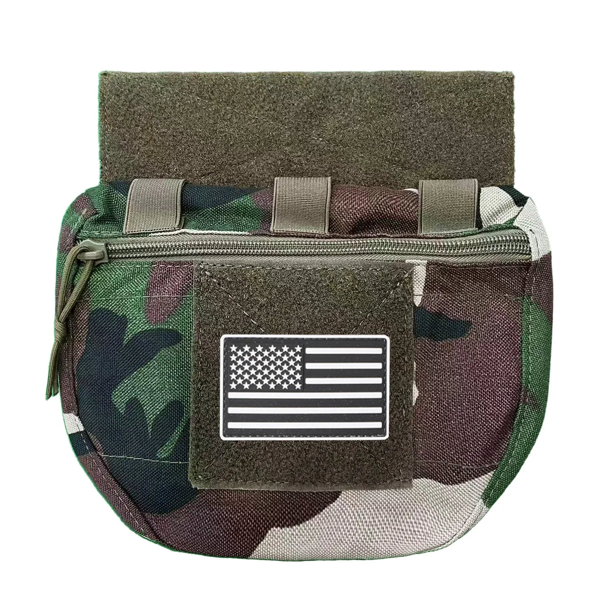MOLLE Training Tool Bag Concealed Outdoor Tank Top Expansion Bag (Including US Flag)