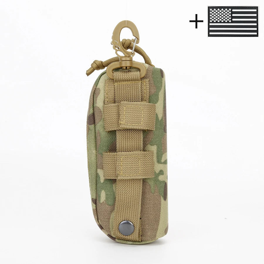 Outdoor travel glasses storage box, multifunctional portable small item storage bag, wear-resistant portable bag