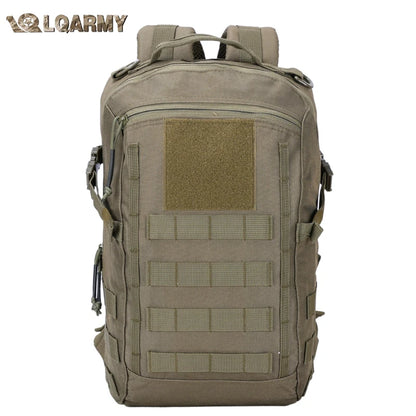 LQARMY Small Waterproof Travel Outdoor Tactical Backpack Sport Camping Rucksack Molle System for Trekking Fishing Hunting Bags