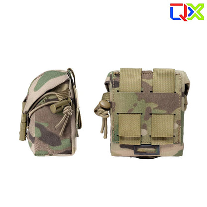 QX Tactical Frag Pouch MOLLE Multi-Function Tool Pouch Belt Storage Pouch Outdoor Hunting Accessories Gear Pack