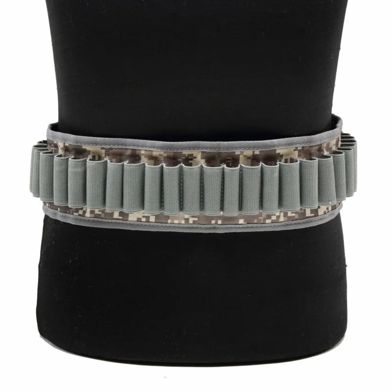27/30 Rounds Shotgun Bandolier Belt Adjustable Shotgun Shell Carrier Ammo Pouch Holder for 12 Gauge Hunting Accessories