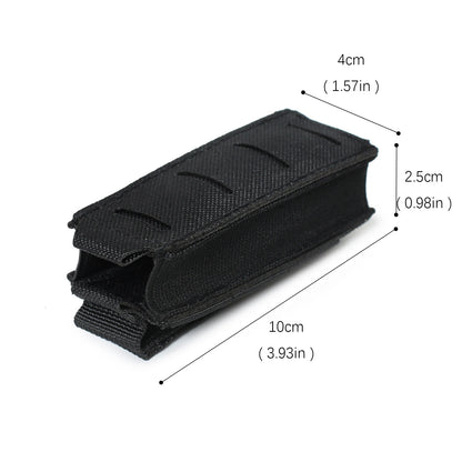 Tactical Single Magazine Pouch Elastic Pistol Mag Pouch Multi-tool Holder,Magazine sleeve tactical 9mm single sleeve